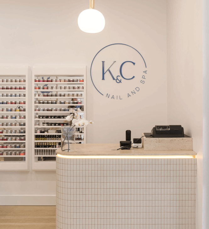 K&C Nails wellness and beauty fit out by Total Fitouts